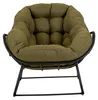 Lesli Living Schaukelsessel Cozy Olive anthrazit/olivgrün Produktbild-Vorschau 2