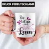 Trendation - Leseratte Tasse Geschenk Bücher Lesen Die Tut Produktbild-Vorschau 2