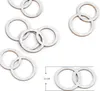 Oblique Unique Doppel Ring Holz Glitzer Konfetti 18 Stk. Produktbild-Vorschau 2