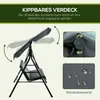Outsunny Hollywoodschaukel mit Sitzpolster, 3-Sitzer Produktbild-Vorschau 7