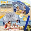 Vigevee Sonnenschirm 210 cm UV50+ mit Schraub-Erdspieß, Produktbild-Vorschau 4