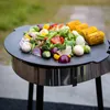 Poêle en fonte émaillée Mustang avec pieds, 45 cm Voir les images du produit 4
