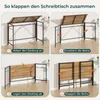 Dripex Klappschreibtisch 110 x 50 cm Faltbarer Produktbild-Vorschau 5