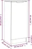 vidaXL Príborník Sonoma Dub 30x30x70 cm odvodený výrobok z Náhľad obrázku produktu 8