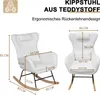 okwish Schaukelstuhl Sessel mit Metallgestell und Produktbild-Vorschau 5