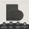 A product image showcasing induction hob covers with feature icons and text descriptions below. Anteprima dell’immagine prodotto