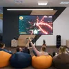 CCLIFE Beamer Leinwand 80 Zoll Rolloleinwand Produktbild-Vorschau 6