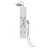 vidaXL Panneau de douche en verre 25x47,5x130 cm blanc Voir les images du produit 3