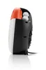 Side view of a portable electric heater on a white background. Produktbild-Vorschau