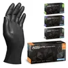 PROGRIP Nitril Handschuhe Schwarz, reißfest mit Produktbild-Vorschau 2