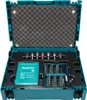 An open tool case with various drill bits and accessories neatly organized inside. Produktbild-Vorschau