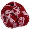 Baumwolltuch - Totenköpfe 1 rot - rosa - quadratisches Tuch Produktbild-Vorschau 3
