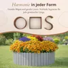 Floranica Beetumrandung Beeteinfassung 30 x 100 cm Silber Produktbild-Vorschau 4