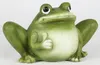 4x Gartenfigur Dicker Frosch 36x18x21cm aus Magnesia – Produktbild-Vorschau 2