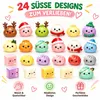 Squishy Adventskalender,Dumpling Weihnachtskalender für 24 Produktbild-Vorschau 3