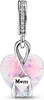 PANDORA Charm Anhänger Mum Heart aus 925er Silber, Opal Produktbild-Vorschau 2