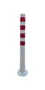 Poteau de blocage TPU blanc/rouge D.80mm à fixer avec Voir les images du produit 1