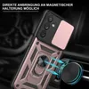 A close-up of a phone case with a ring holder, shown attached to a magnetic car mount. Produktbild-Vorschau