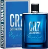 A product shot of Cristiano Ronaldo CR7 Play It Cool Eau de Toilette for men, with its packaging box. Produktbild-Vorschau