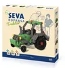 Stavebnice SEVA DOPRAVA Traktor plast 384 dílků v krabici Náhled obrázku produktu 1