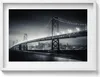 San Francisco Bridge bei Nacht– Wandbild mit Rahmen – Produktbild-Vorschau 1