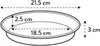 green basics untersetzer 22cm  baumwolle Produktbild-Vorschau 3