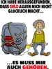 vianmo Holzschild 40x30 cm Geld allein macht nicht Produktbild-Vorschau 1