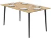 Outsunny Gartentisch 150x90cm, Balkontisch aus Stahl, Produktbild-Vorschau 1