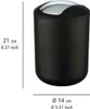 WENKO Schwingdeckel Kosmetik Mülleimer Brasil 2 L Bad WC Produktbild-Vorschau 3