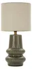 Mauro Ferretti HARMONY Tischlampe Grün 20x41,5 cm E14 40W Produktbild-Vorschau 1