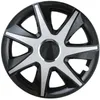 4x 16" Zoll Radkappen Schwarz Silber Radzierblenden Produktbild-Vorschau 3