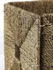 A close-up view of a woven basket made of natural fibers. Produktbild-Vorschau