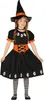 Costume da strega per bambina con motivo a teschio Anteprima dell’immagine prodotto 1