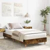 vidaXL Rám postele bez matrace kouřový dub 90x200 cm Náhled obrázku produktu 3
