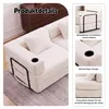 Modulares Sofa 2-Sitzer Cord,Klappbar & Ausziehbar als Produktbild-Vorschau 4