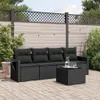 The Living Store 5-tlg. Garten-Sofagarnitur mit Kissen Produktbild-Vorschau 2