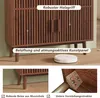UnboxG credenza in legno massiccio 100x35x80 cm, marrone, 2 Anteprima dell’immagine prodotto 9