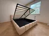 Makavo Polsterbett Teddy 160x200 Beige Bouclé Stoffbett mit Produktbild-Vorschau 11