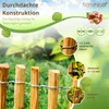 Floranica Staketenzaun aus Haselnuss mit Pfosten 50 cm hoch Produktbild-Vorschau 4