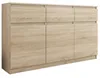 Komoda 120 cm 3 zásuvky 3 dveře skříňka FRAMIRE S-3 sonoma Náhled obrázku produktu 1