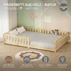ML-Design Kinderbett 120x200 cm Natur Bodenbett für Kinder Produktbild-Vorschau 2