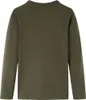 vidaXL Kinder-Langarmshirt Khaki 104 Produktbild-Vorschau 1