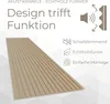 Akustikpaneel mit Holzfurnier in heller Eiche - 2700x600 mm Produktbild-Vorschau 3