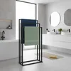Relaxdays Handdoekrek, hoogte x breedte x diepte: 84 x 44 x Productafbeelding-voorbeeld 3