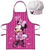 Dievčenská zástera s čiapkou Minnie a srdiečka Náhľad obrázku produktu 1