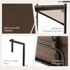 A collage of four images highlighting the features of an outdoor furniture piece. Podgląd zdjęcia produktu