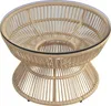 Outsunny Table basse de jardin ronde, table d'appoint en Voir les images du produit 1