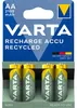 1x4 Varta RECHARGE ACCU Recycled 2100 mAH AA Mignon NiMH Produktbild-Vorschau 3