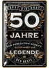 Blechschild 50 Schild Geburtstag - 50 JAHRE LEGENDE - Produktbild-Vorschau 7