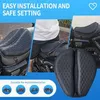 Gel Sitzkissen Motorrad Universal 3D mit Struktur von Produktbild-Vorschau 6